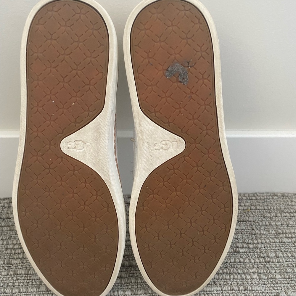 Ugh Adley Perforated Leather Slip-On Sneakers - Picture 5 of 5
